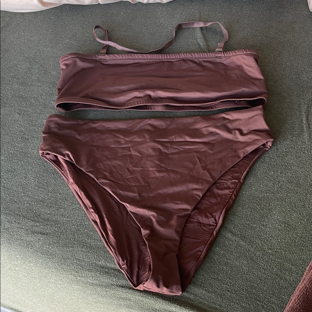 SKIMS Brown Bikini Set
